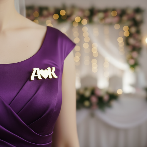 Firefly_Gemini Flash_Manji natpis ovog A-srce-K neka bude širok maksimalno 5 cm. Neka bude svečana ljubiča 439393